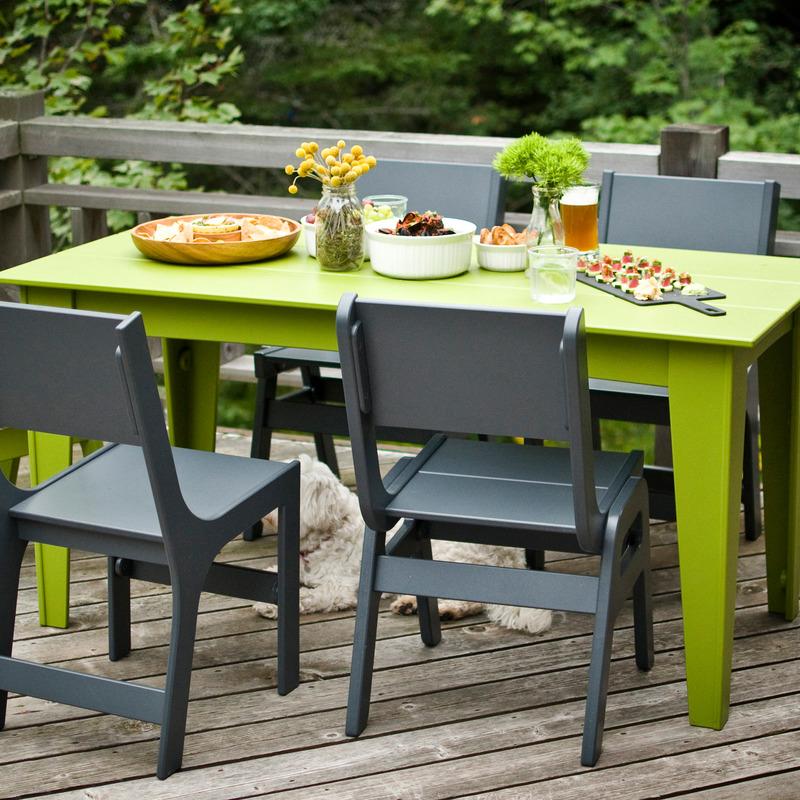 Cricket Solid Back Outdoor Dining Chair