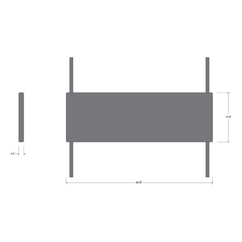 Cubby Outdoor Bench Cushion