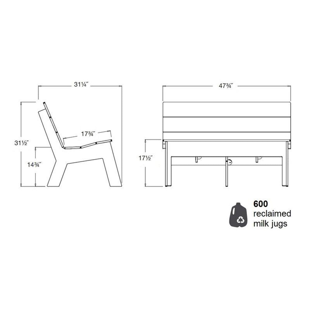 Fire Outdoor Bench