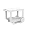 Lollygagger Bar Cart  option Cloud White