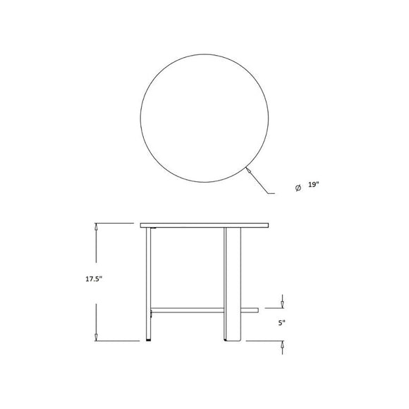 Lollygagger Outdoor End Table