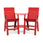 Lollygagger Hi-Rise Chairs with Curved Attached Table