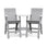 Lollygagger Hi-Rise Chairs with Curved Attached Table