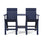 Lollygagger Hi-Rise Chairs with Attached Table