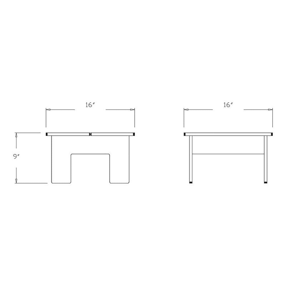 Lollygagger Outdoor Ottoman/Side Table