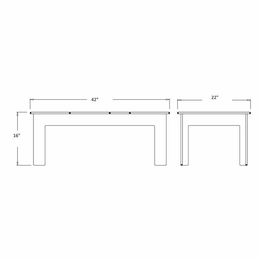 Lollygagger Rectangular Outdoor Cocktail Table