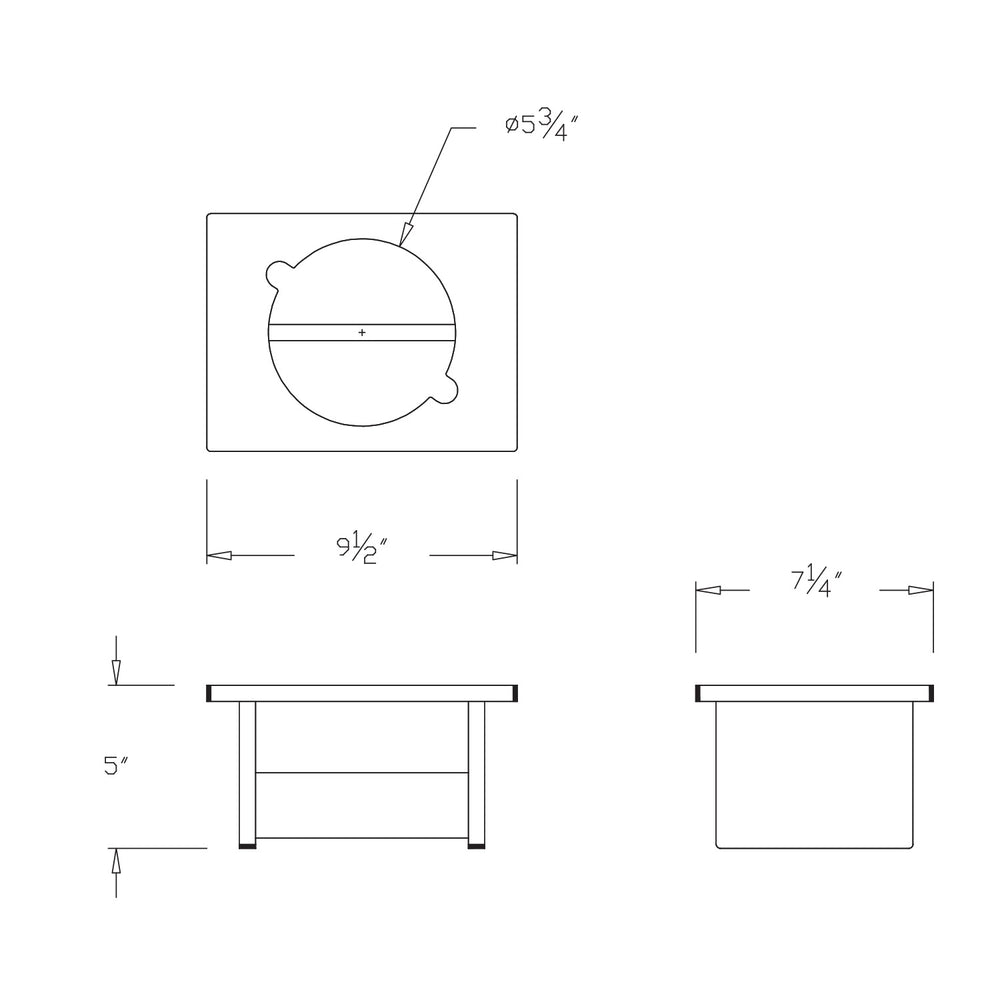 Minimalist Single Dog Bowl