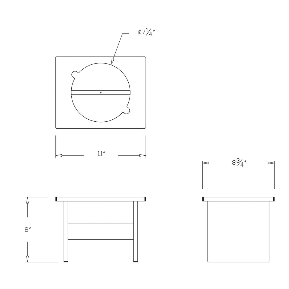 Minimalist Single Dog Bowl