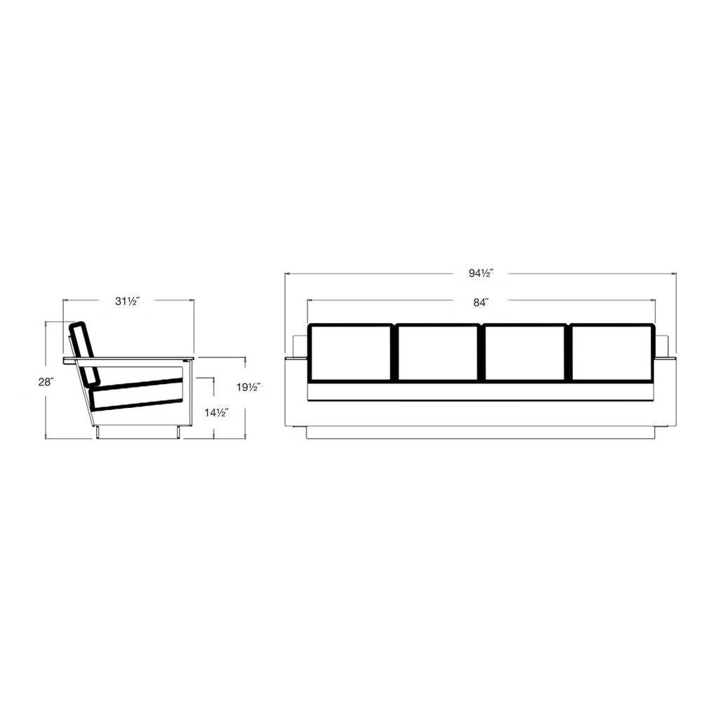 Nisswa 96 Outdoor Sofa