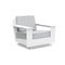 Nisswa Lounge Chair  option Cast Silver