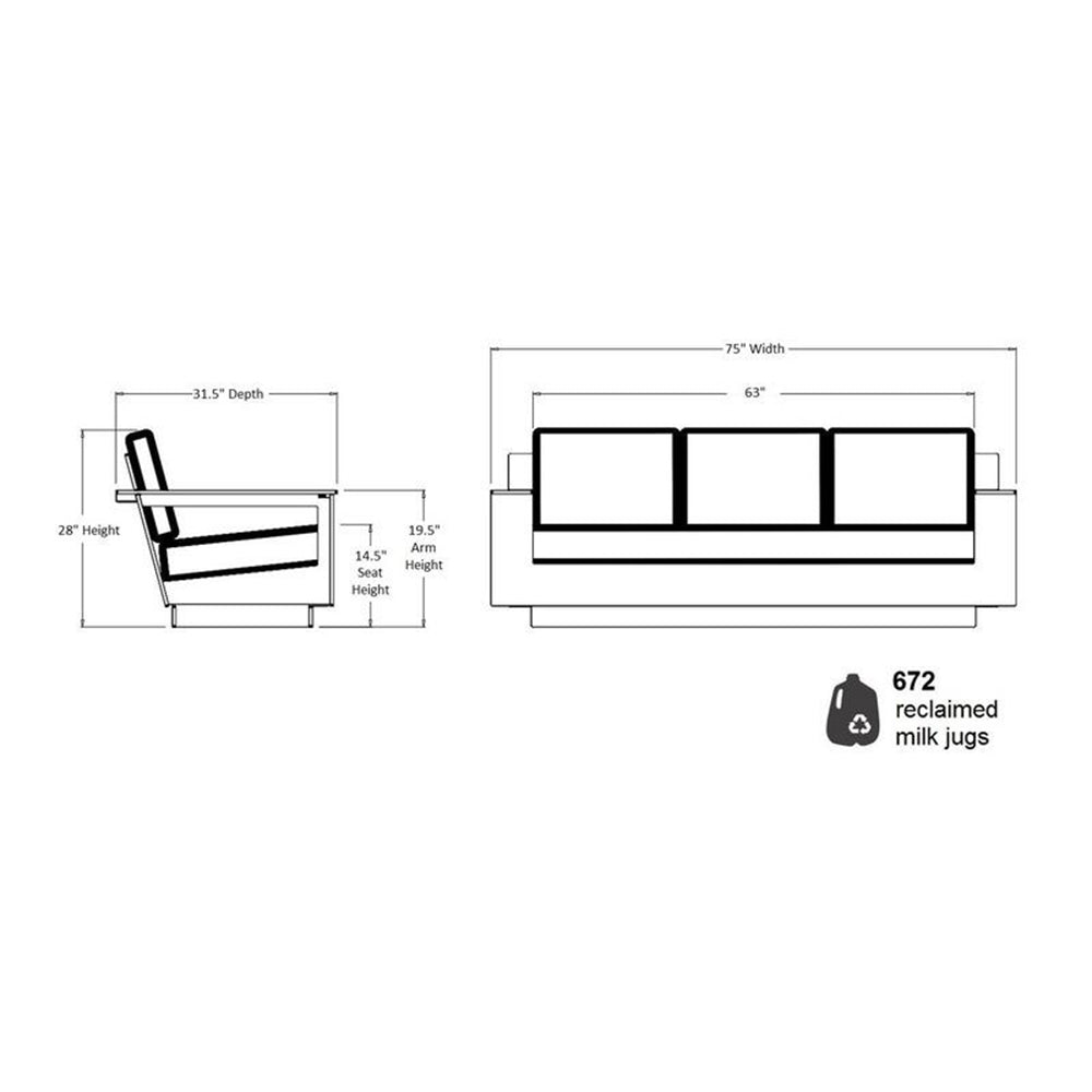 Nisswa Outdoor Sofa