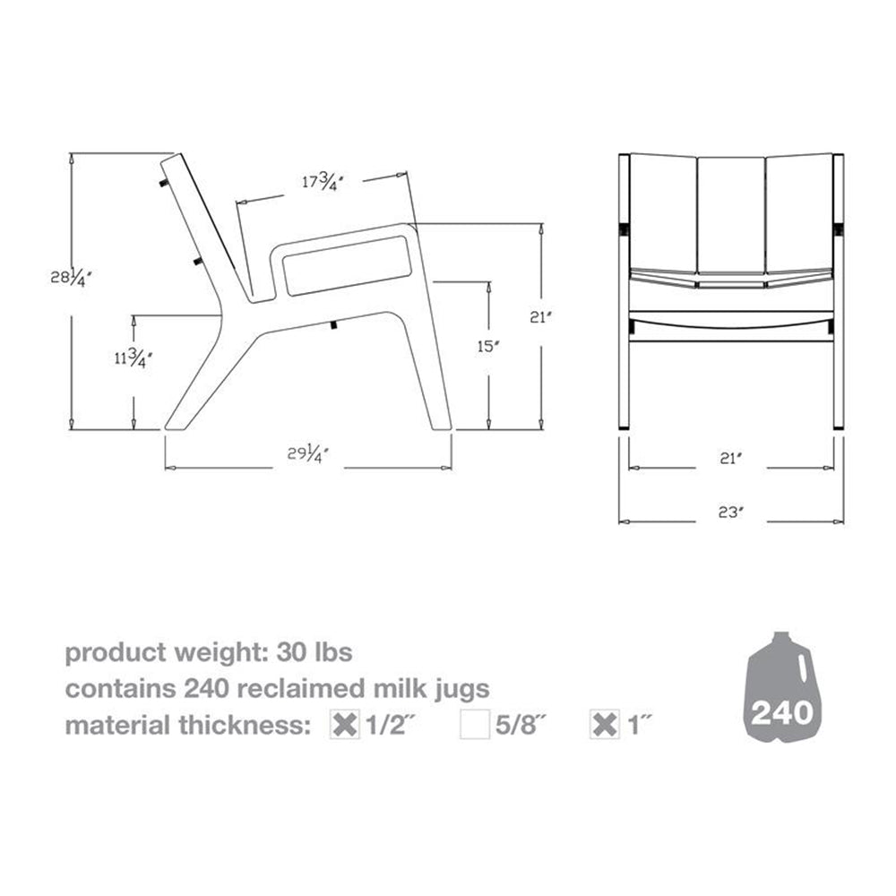 No. 9 Outdoor Lounge Chair
