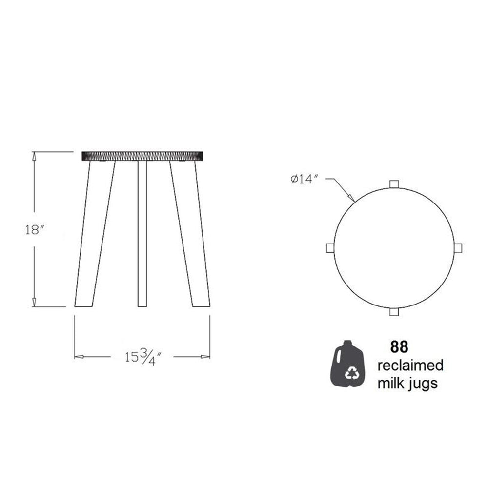 Norm Outdoor Dining Stool