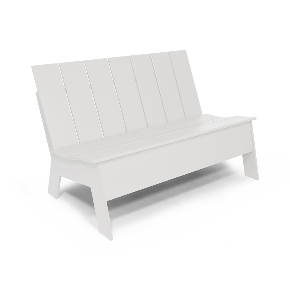 Picket Low Back Outdoor Bench