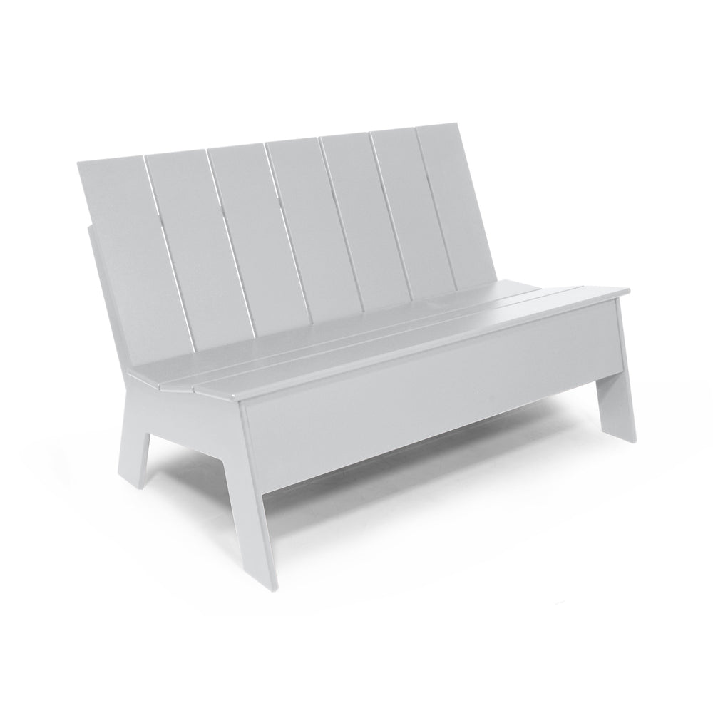 Picket Low Back Outdoor Bench