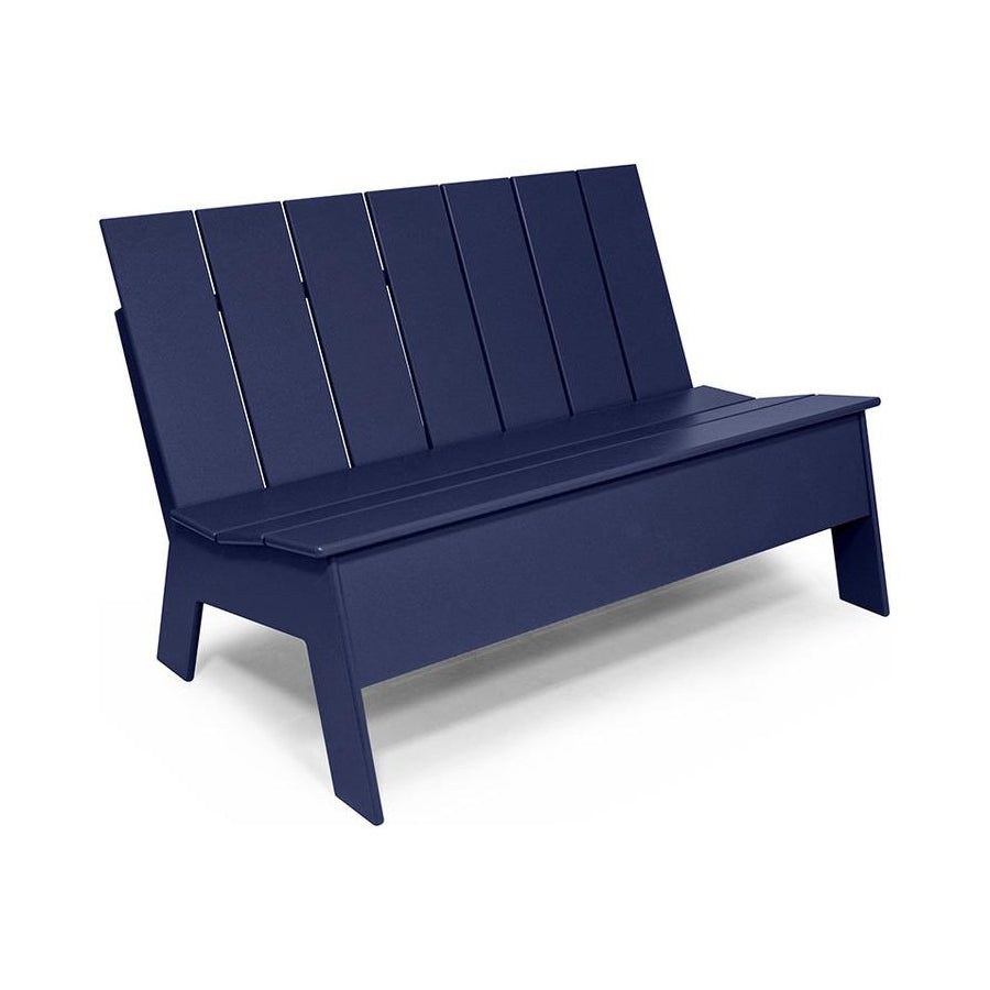 Picket Low Back Outdoor Bench