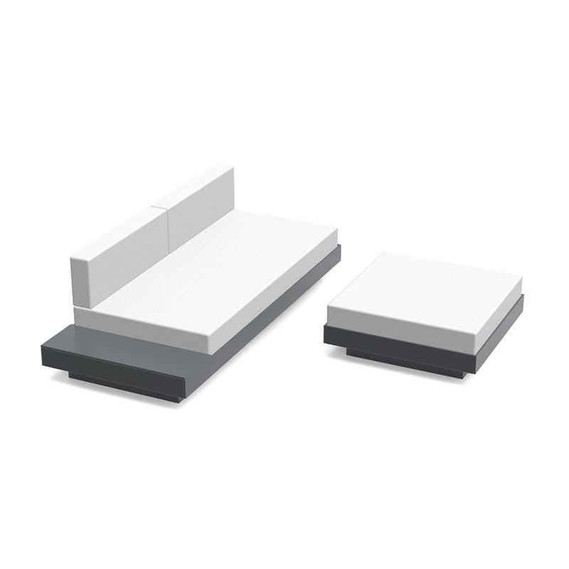 Platform One Outdoor Sofa with Left or Right Table