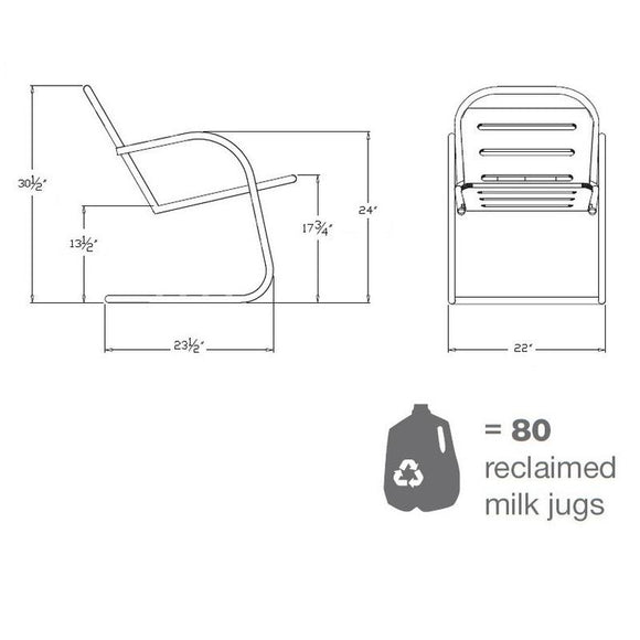 Pliny Outdoor Lounge Chair