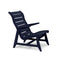 Rapson High Back Lounge Chair  option Navy Blue