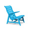 Rapson High Back Lounge Chair  option Sky