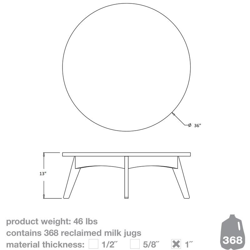 Satellite Round Outdoor Cocktail Table