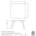 Satellite Square End Table