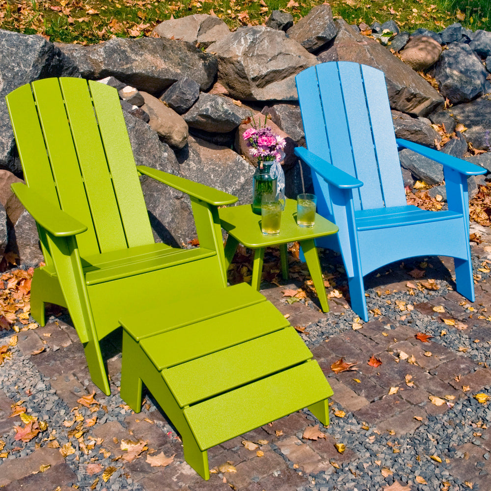 Tall Adirondack Curved Outdoor Chair