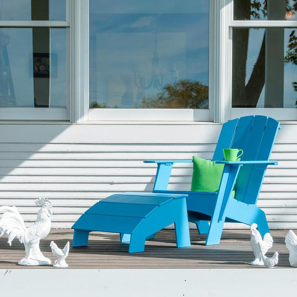 Tall Adirondack Curved Outdoor Chair