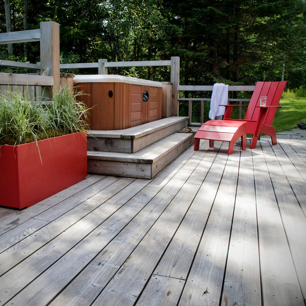 Tall Adirondack Outdoor Ottoman