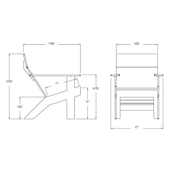 Tall Lollygagger Lounge Chair