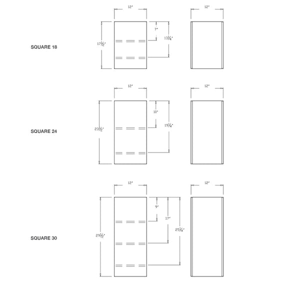 Tessellate Square Planter