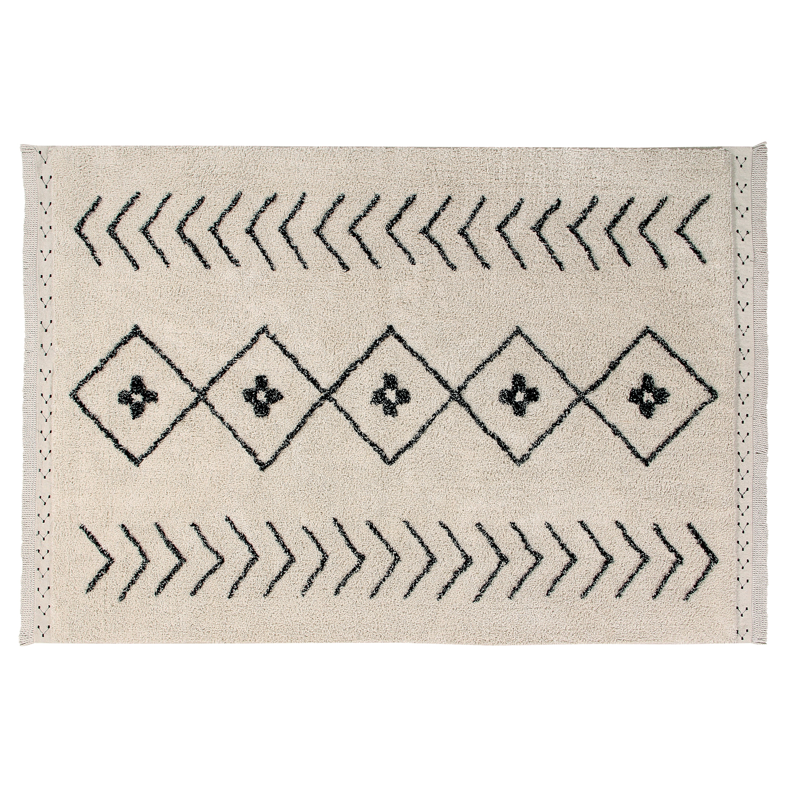 Lorena Canals Bereber Rhombs Washable Rug 2Modern