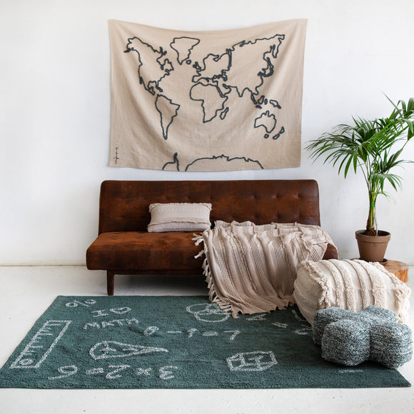 Canvas Map Wall Hanging