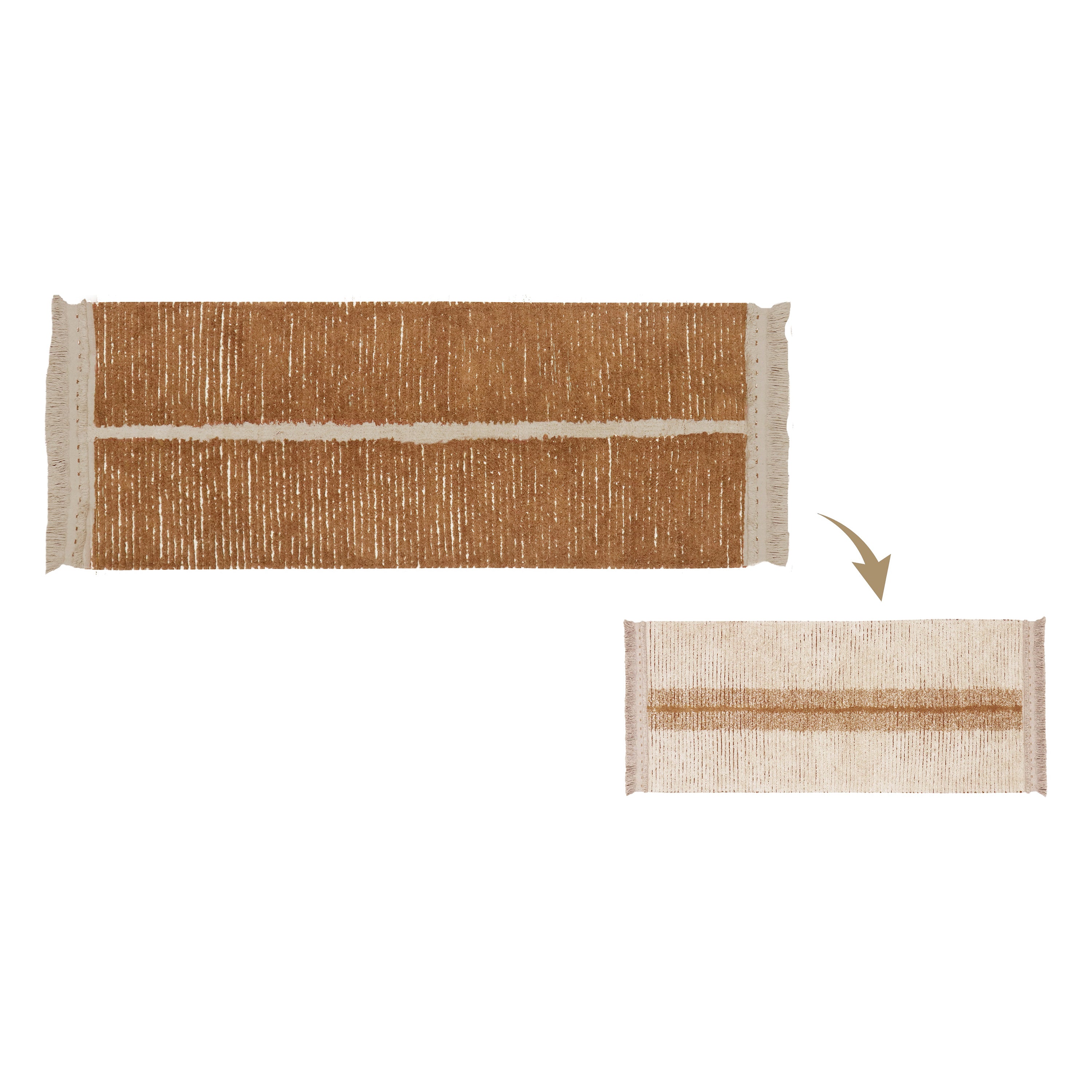 Lorena Canals Duetto Reversible Washable Runner - 2Modern