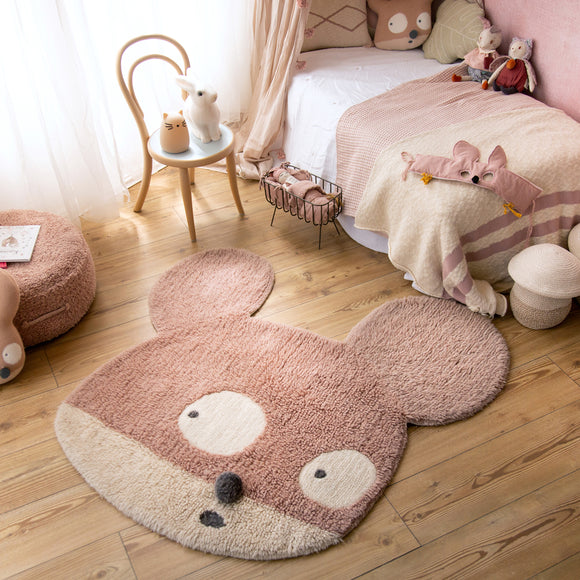 Washable Miss Mighty Mouse Rug