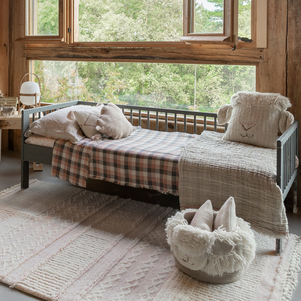 Washable Pink Nose Sheep Cushion