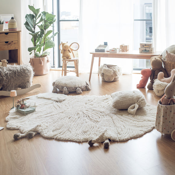 Washable Pink Nose Sheep Rug