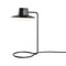AJ Oxford Table Lamp  option Metal Black / Opal Glass