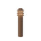 Bysted Garden Outdoor Bollard Light  option Corten / Long: 21 in height