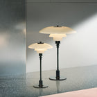 PH 3½-2½ Glass Shade Table Lamp