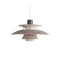 PH 5 Mini Pendant Light  option Hues of Grey/White Textile