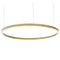Compendium Circle Pendant Light  option Brass