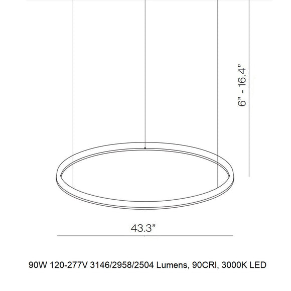Compendium Circle Pendant Light