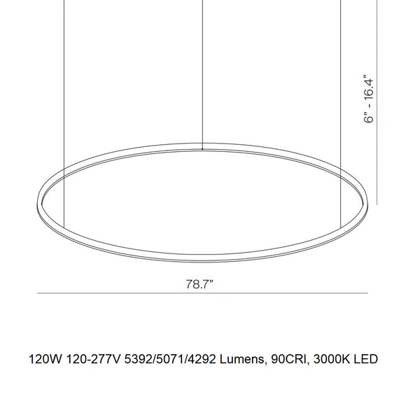 Compendium Circle Pendant Light