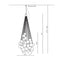 Stochastic Pendant Light  option 48 Lights