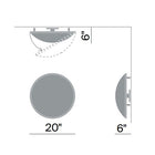 Trama Ceiling/Wall Light