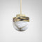 Lucid Pendant Light  option Oxidised Silvered Brass
