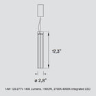 Estela Vertical LED Pendant Light