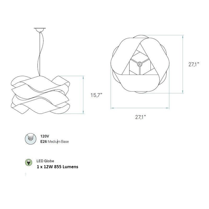 LZF Link Pendant Light - 2Modern