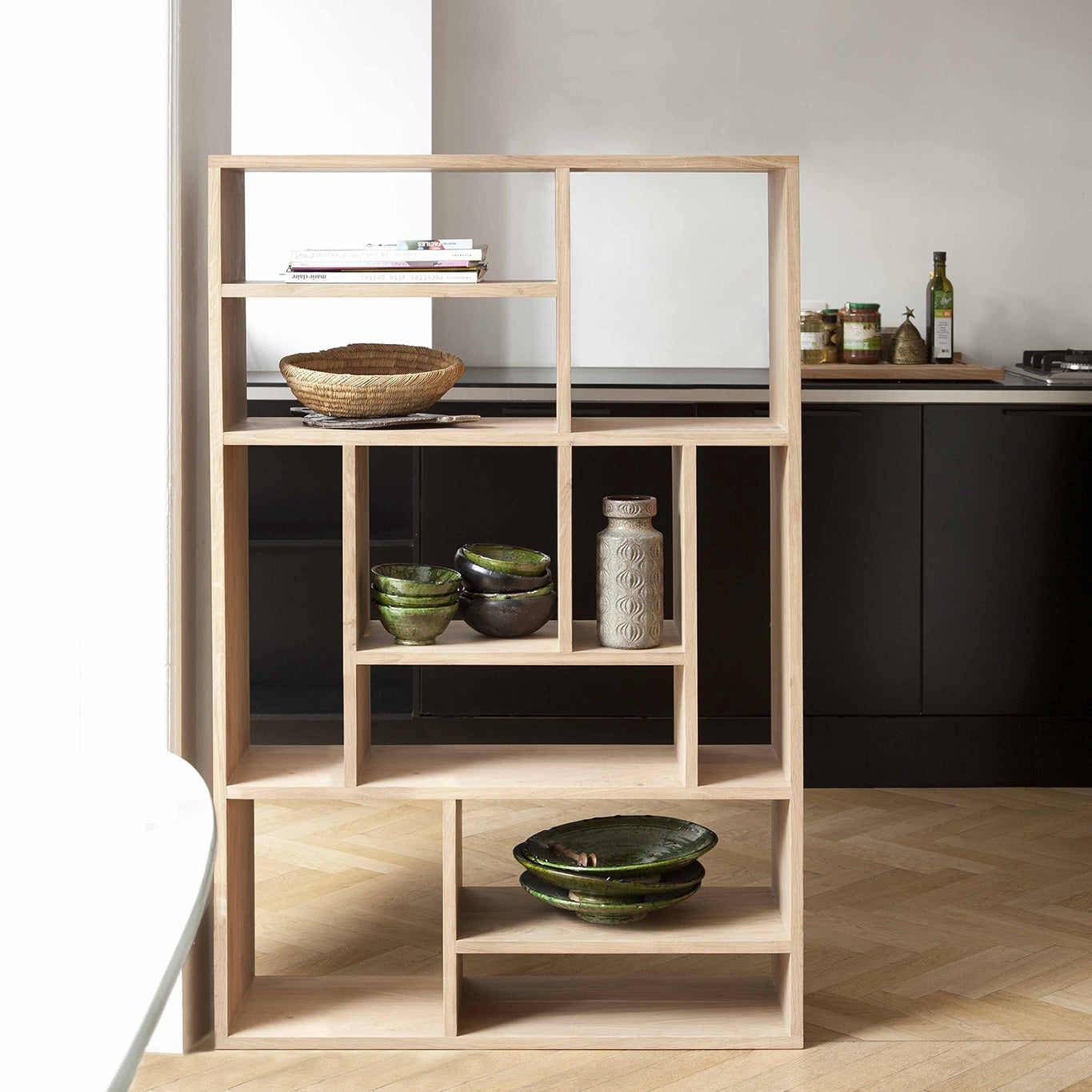 エスニクラフト 本棚 bookshelf Ethnicraft M Shelf - 2Modern